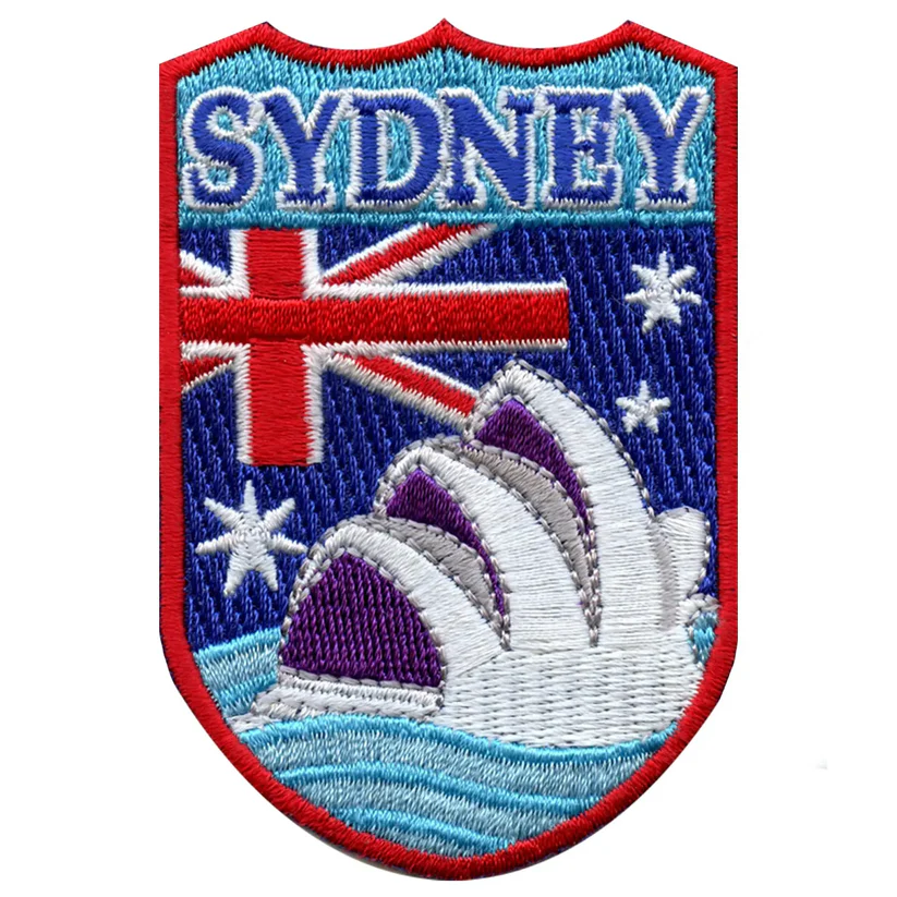 Sydney Shield Embroidered Patch