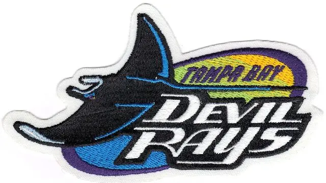 Tampa Bay Devil Rays Old Primary Team Patch