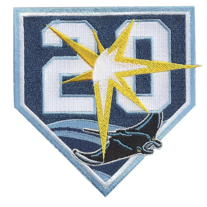 Tampa Bay Rays 20th Anniversary Patch