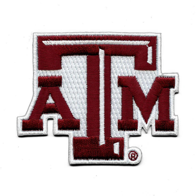 Texas A and M Aggies Logo Iron-On Patch