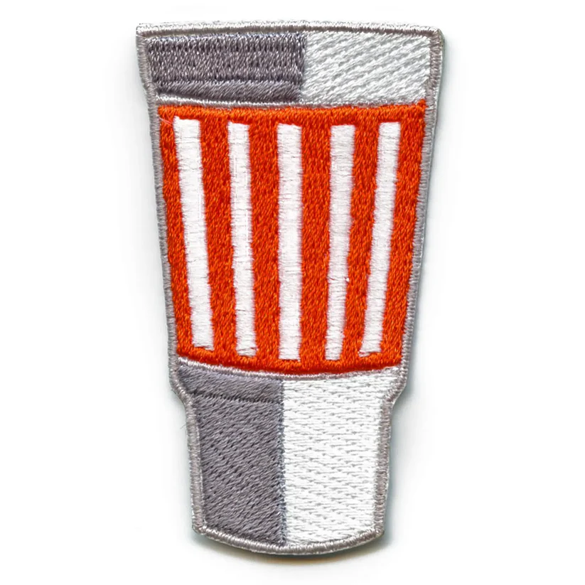 Texas Fast Food To Go Drink Cup Patch