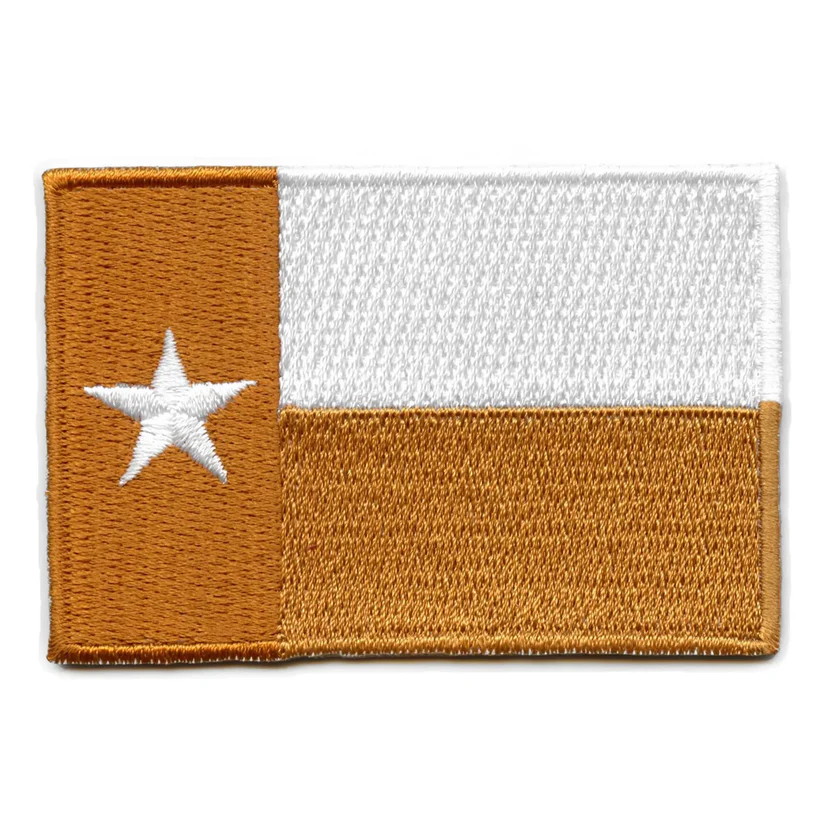 Texas Flag Embroidered Iron On Patch 