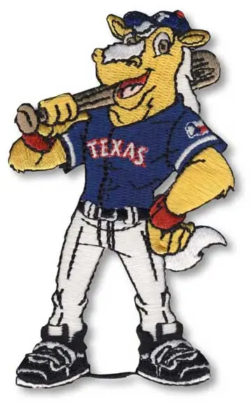 Texas Rangers Team Mascot Captain Patch
