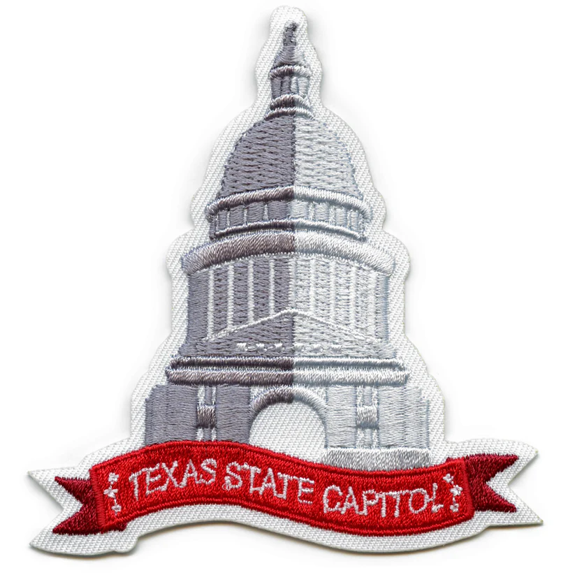 Texas State Capitol Austin Iron On Patch