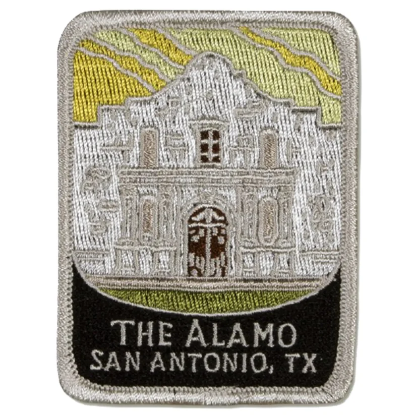 The Alamo San Antonio Historical Landmark Iron On Patch