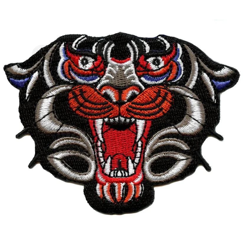 Panther Face Patch Cool Iron On