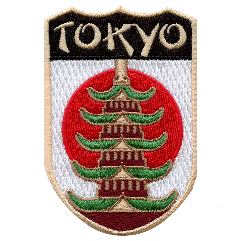 Tokyo Shield Embroidered Patch