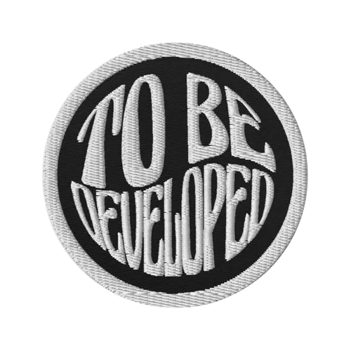 white and black la la la not listening vest patch white and black la la la not listening vest patch - Image 2