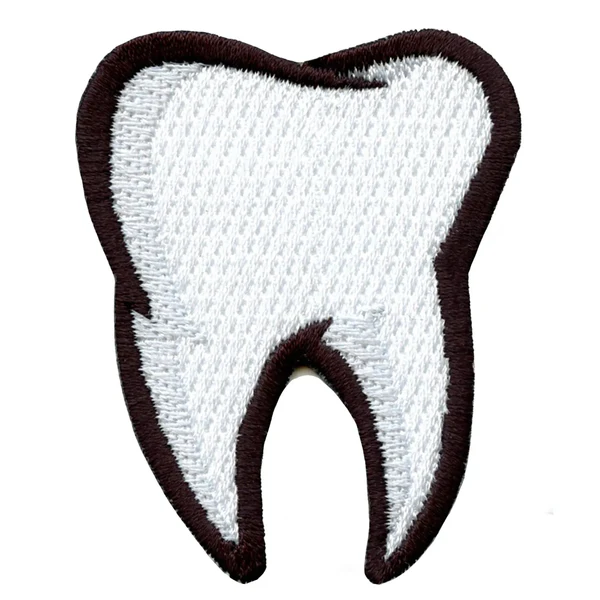 Tooth Embroidered Patch