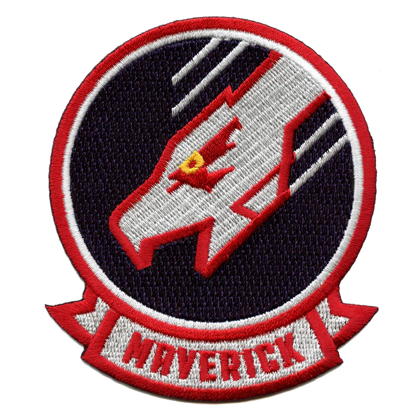 Top Gun Maverick Badge Classic Pilot Patch