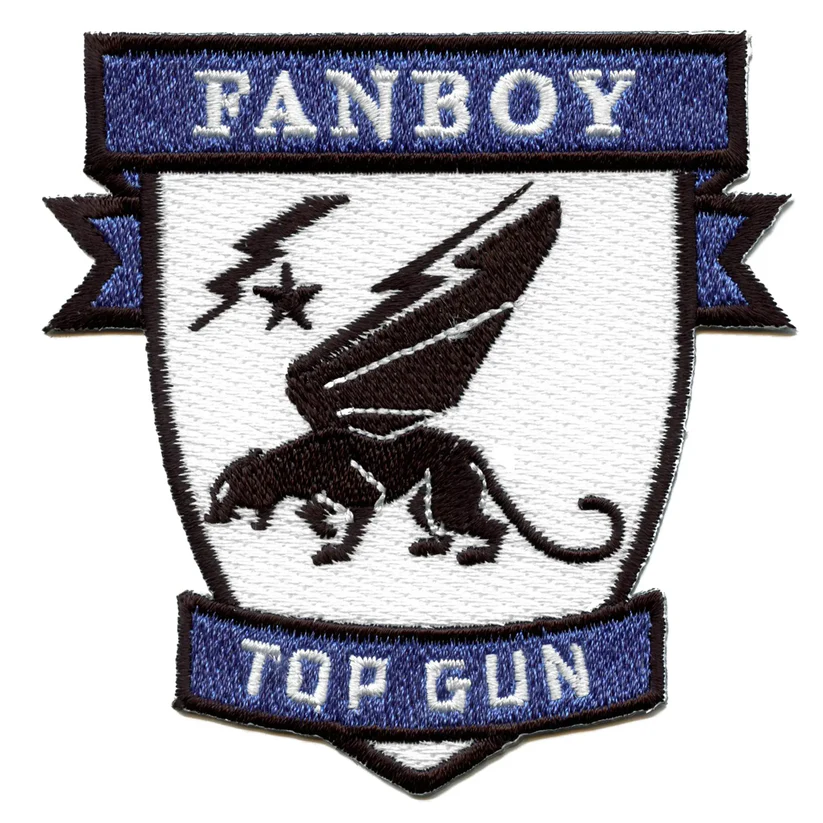 Top Gun Maverick Fanboy Badge Patch 