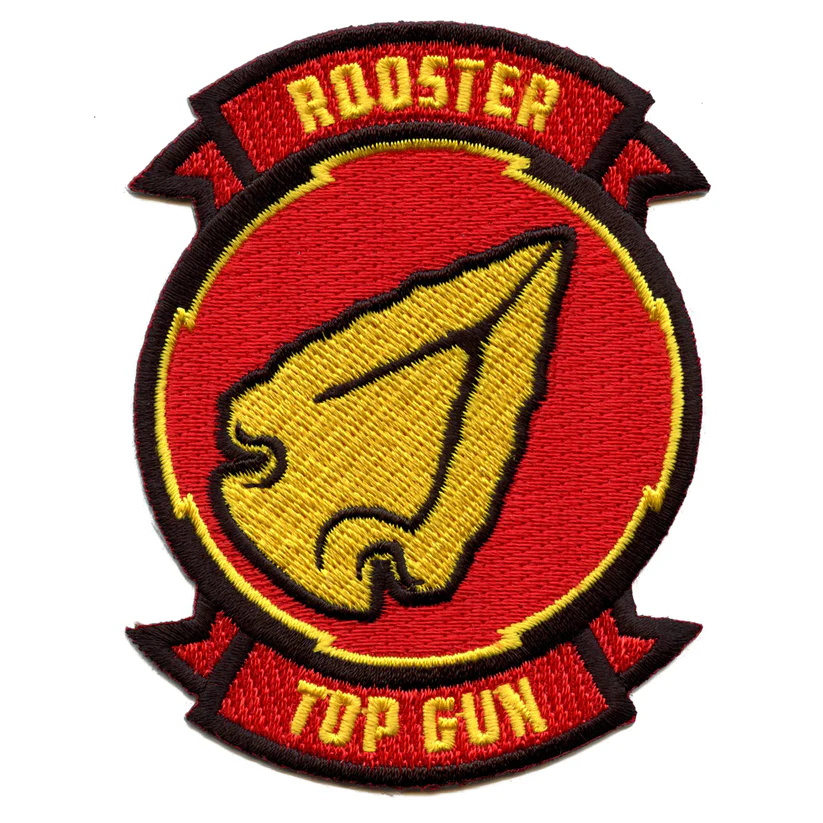 Top Gun Maverick Rooster Badge Patch 