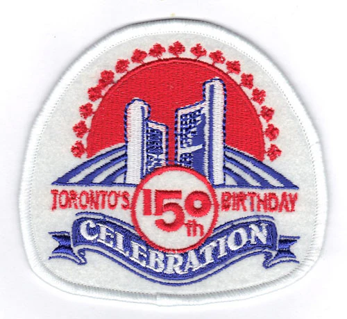 Toronto Maple Leafs 150th Birthday Jersey Patch