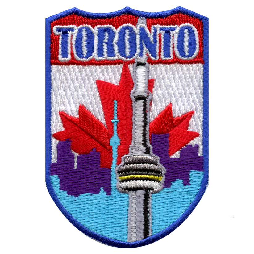 Toronto Shield Embroidered Iron On Patch