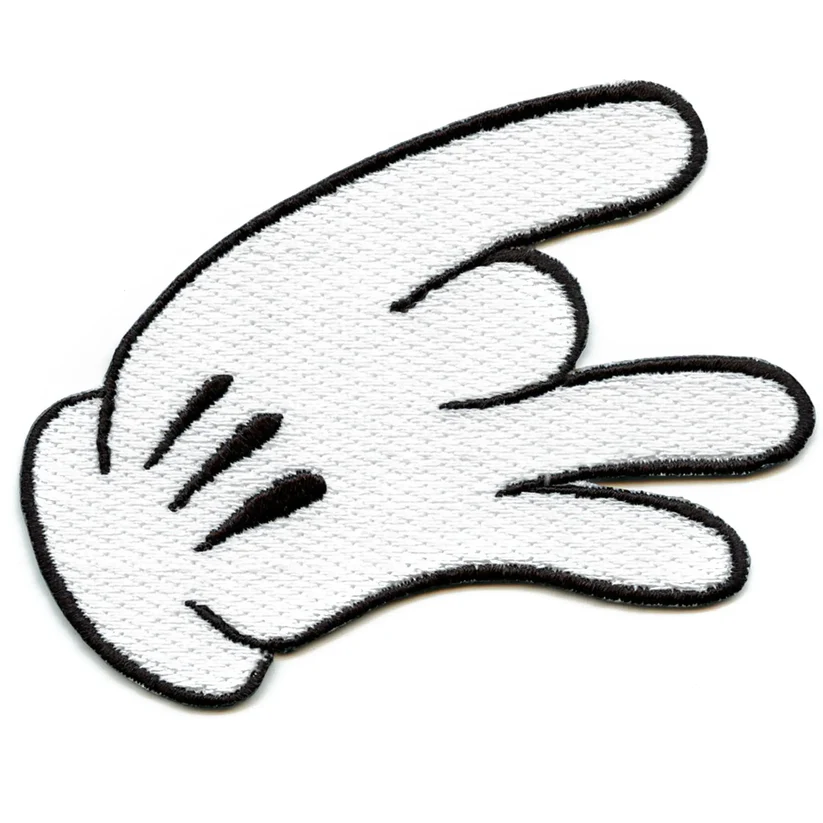 Triple D Dallas Hand With Glove Fingers Patch