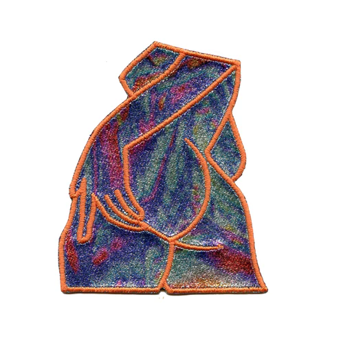 Trippy Cosmic Booty embroidered Patch