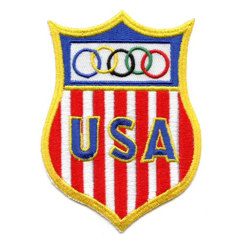 USA Shield Patch Colorful Rings Patch 