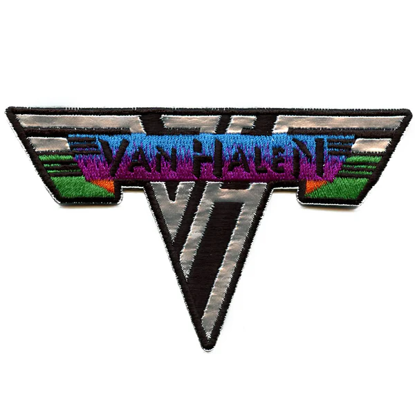 Van Halen Shield Embroidered Patch - Van Halen Shield Embroidered Patch USA Van Halen Shield Embroidered Patch - View 1