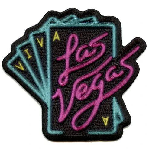 Viva Las Vegas Neon Patch Embroidered