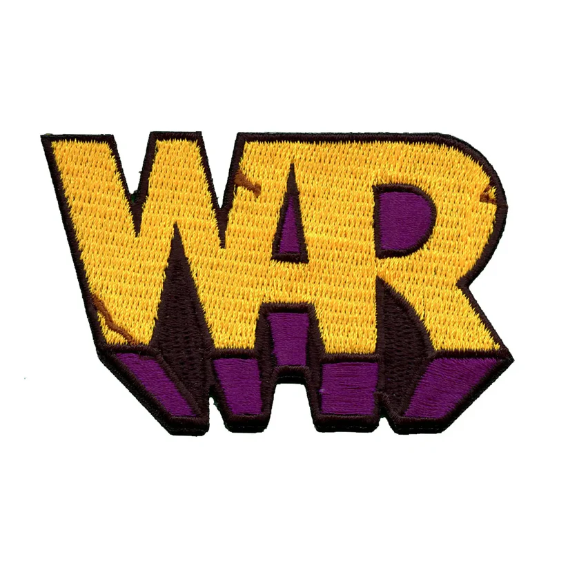 WAR Alternative Pop Band Logo Patch