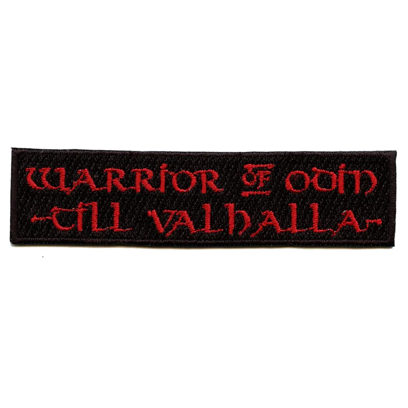 Warrior Odin Embroidered Iron On Patch