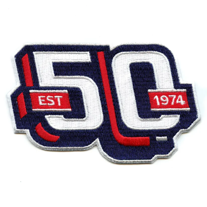 Washington Capitals 50th Team Anniversary Patch