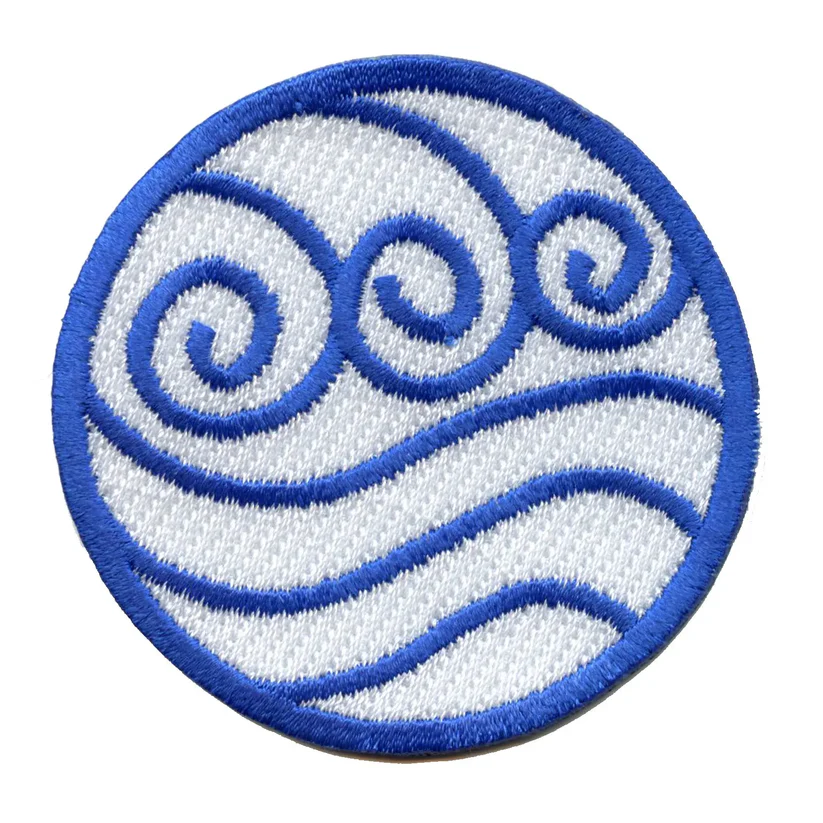 Water Nation Symbol Round Patch