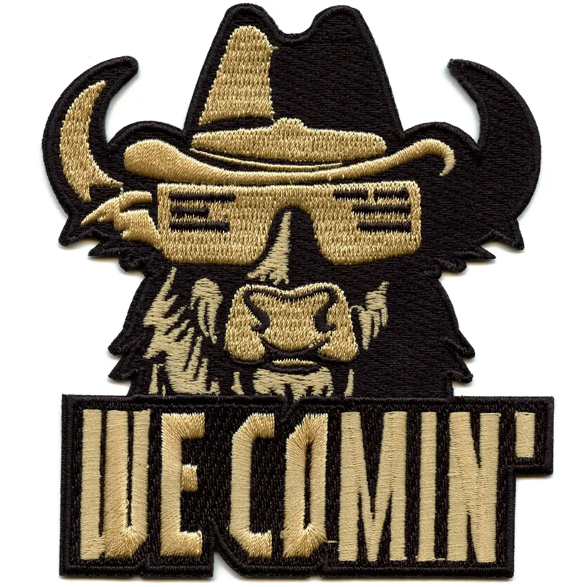 We Comin' Bison Patch Iron On
