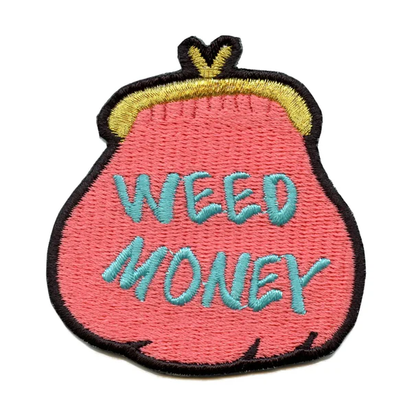 Weed Money Coin Purse Patch Girly Stash