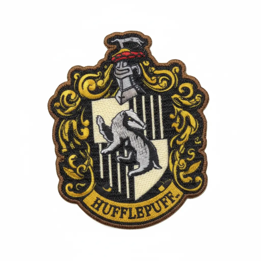Hufflepuff Embroidered Iron On Patch - Whisk 01004e6c4b8e1a6ae9f48565bf89dff1dr Hufflepuff Embroidered Iron On Patch - View 1