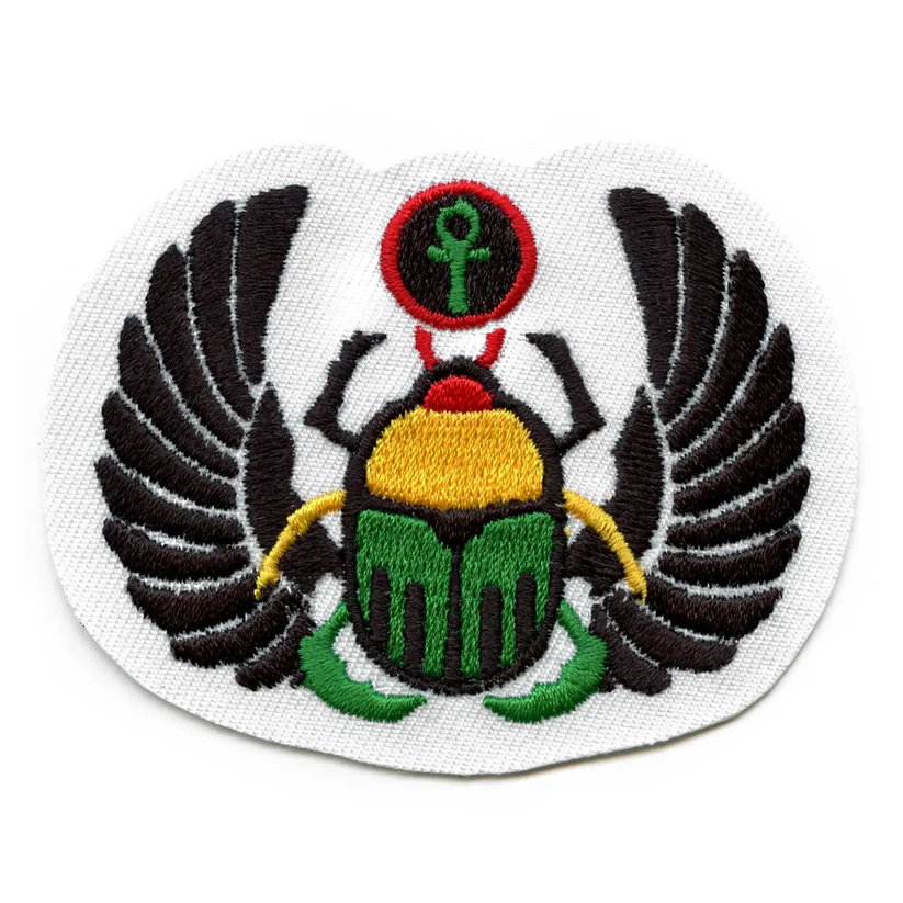 Wing Egyptian Embroidered Iron On Patch