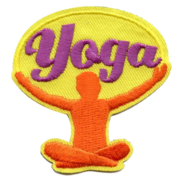 Yoga Embroidered Patch