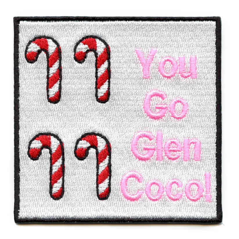 You Go Glen Coco With Candy Canes Patch