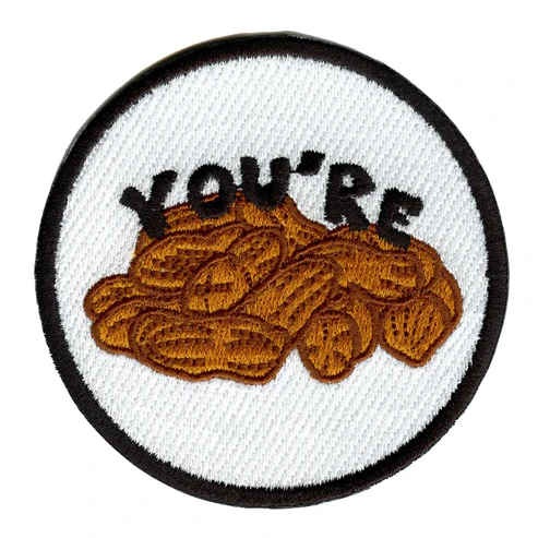You're Nuts Embroidered Patch