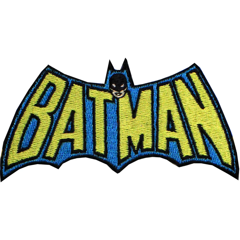 Batman Cape Logo iron on Applique Patch