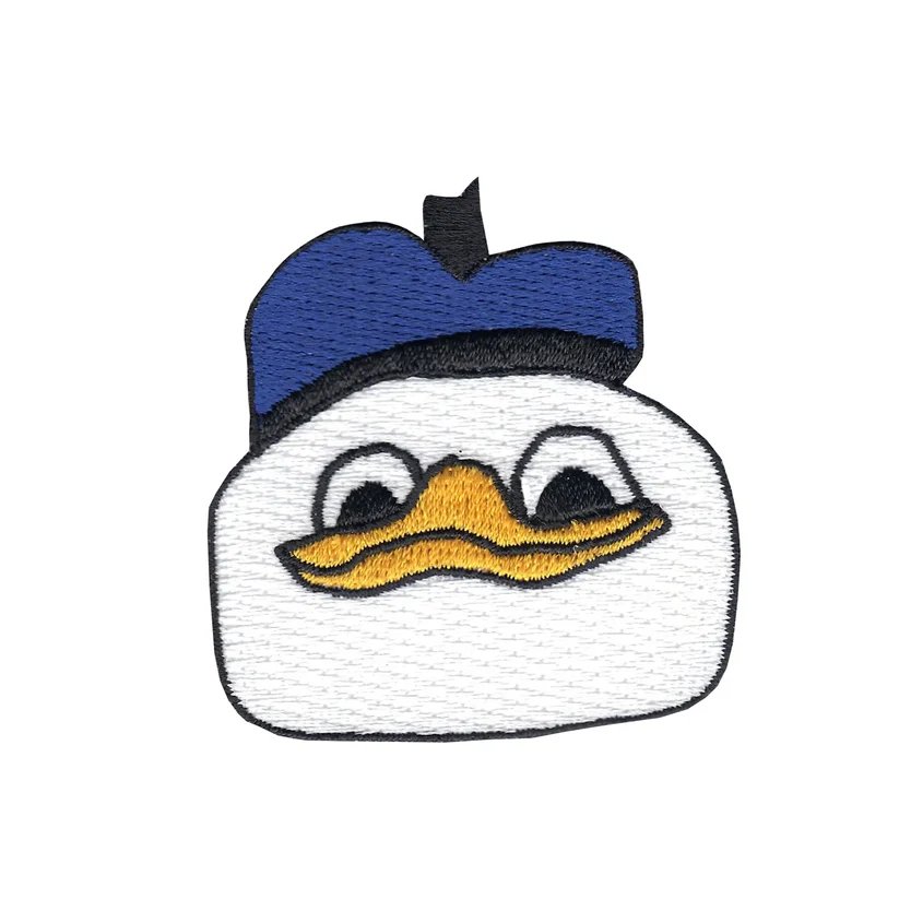 Dolan Duck Iron On Embroidered Patch