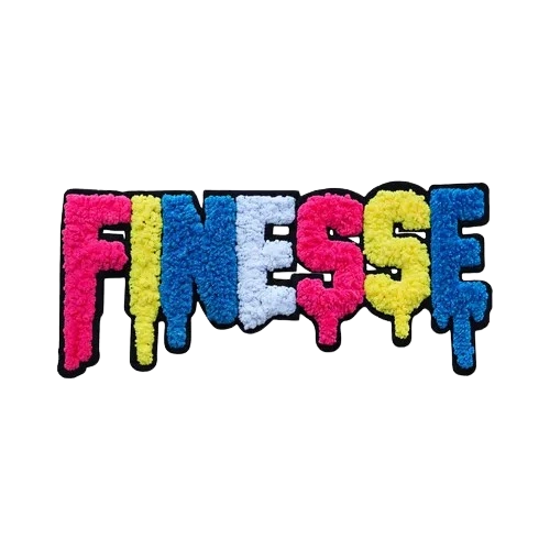 finesse letterman jacket patch