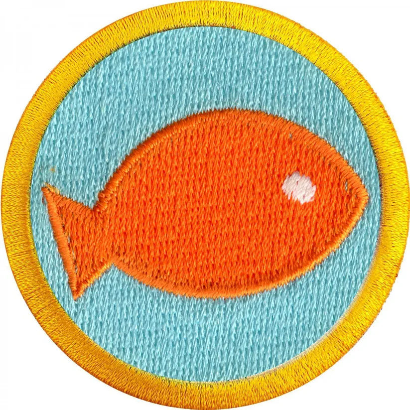 Fish Caretaking Iron-on Patch