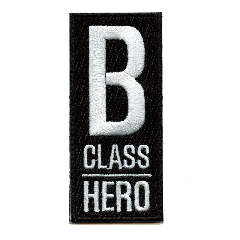 One Punch Man B-Class Hero Iron On Patch
