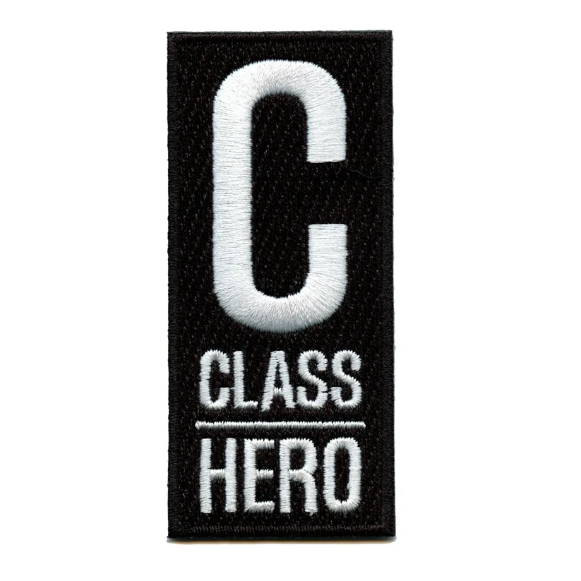 One Punch Man C-Class Hero Iron On Patch