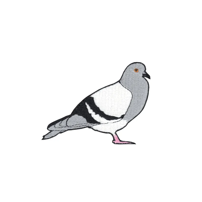 Pigeon Meme Iron On Embroidered Patch