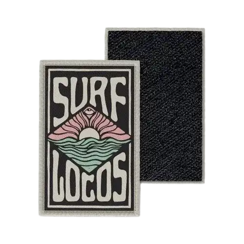 rectangle surf locos velcro patch rectangle surf locos velcro patch - Image 1