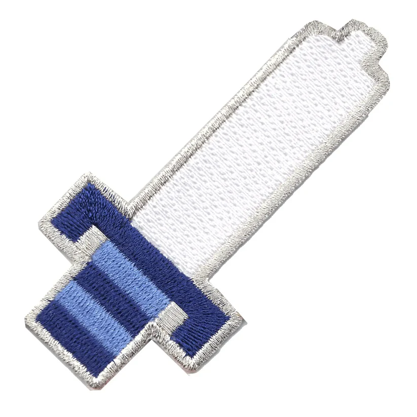 Zelda White Sword Iron On Patch